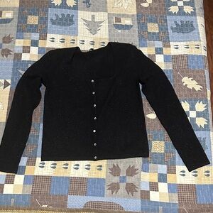 Mango Black Sparkle Women's Cardigan